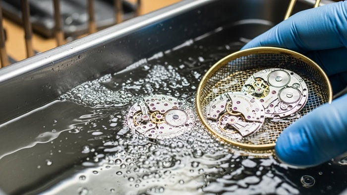 Ultrasonic cleaner watch machine