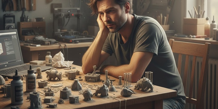 Ultrasonic cleaner device for 3d prints 